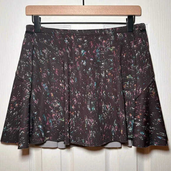 Athleta Match Point City Lights Skort Paint Splatter | Size Small - Picture 2 of 9